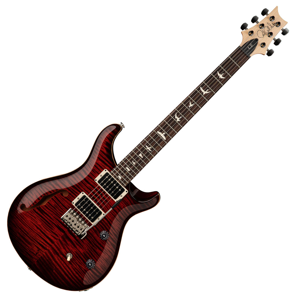 PRS CE 24 Semi-Hollow Electric Guitar in Fire Red Burst w/Bag - 112785FR