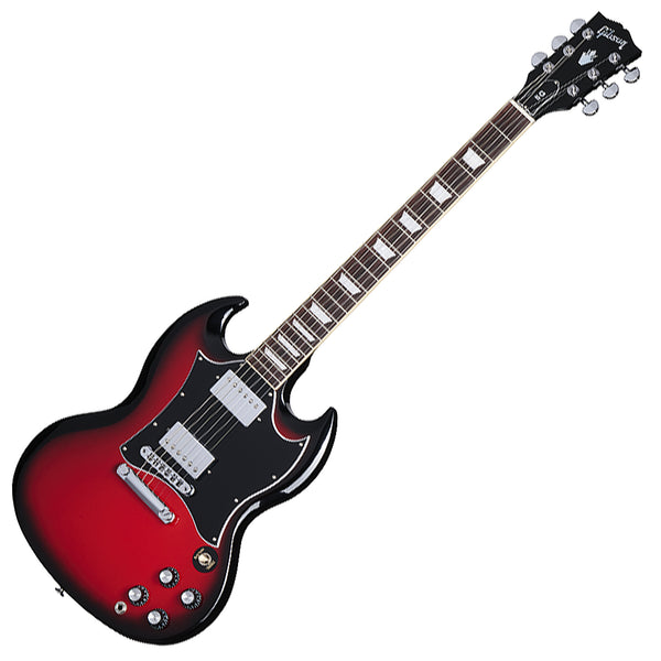 Gibson Custom Colour Series SG Standard Electric Guitar in Cardinal Red Burst w/Case - SGS00CKCH