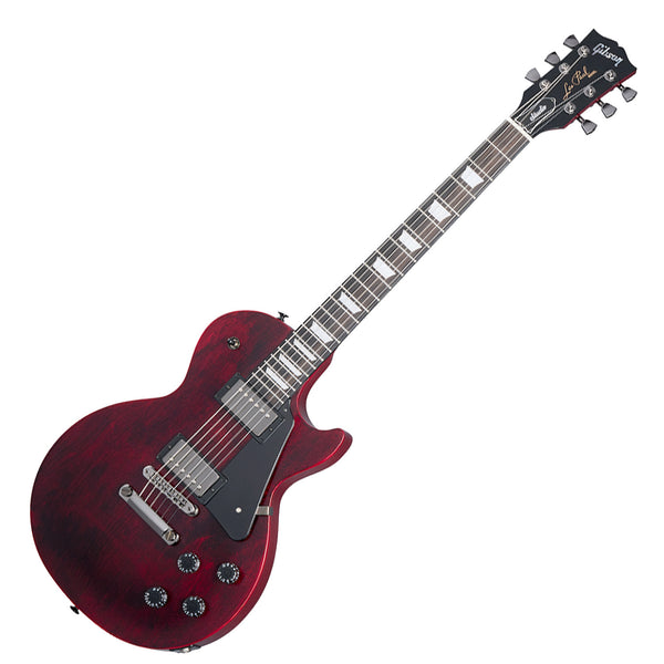 Gibson Les Paul Modern Studio Electric Guitar in Wine Red Satin w/Gig Bag - LPSTM002WBNH