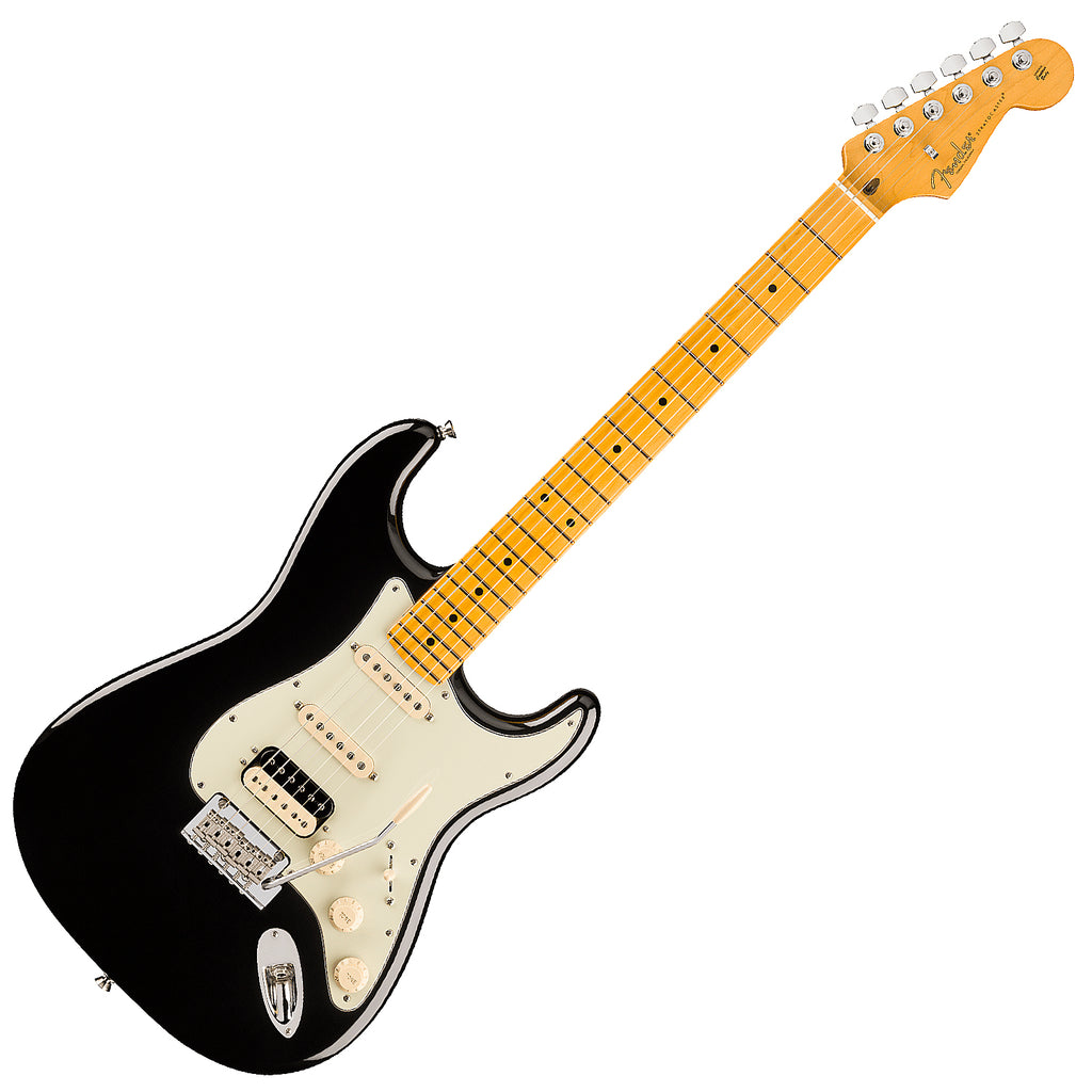 Fender American Professional Stratocaster HSS Maple in Black w/Case - 0111122706