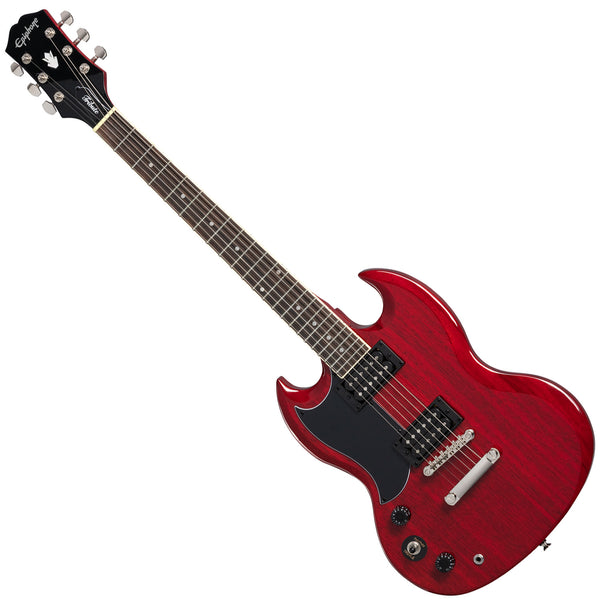 Epiphone Left Hand SG Tribute E1 Electric Guitar in Cherry - E1SGTCHNHLH