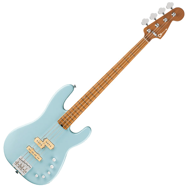 Charvel Pro-Mod San Dimas Electric Bass PJ IV, Caramelized Maple Fingerboard in Sonic Blue - 2963068527