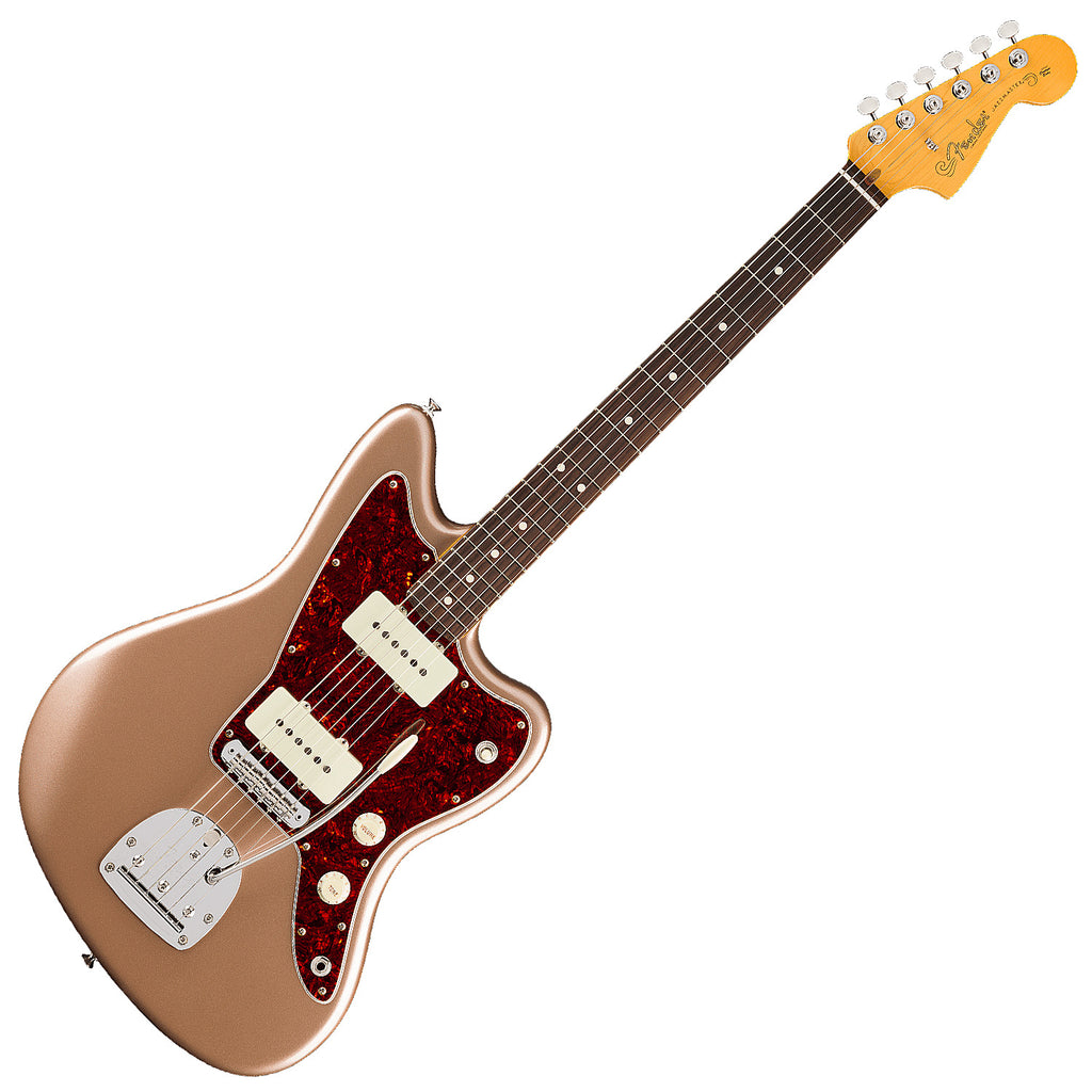 Fender American Professional Classic Jazzmaster Electric Guitar Rosewood in Faded Firemist Gold w/Deluxe Bag - 0114980384