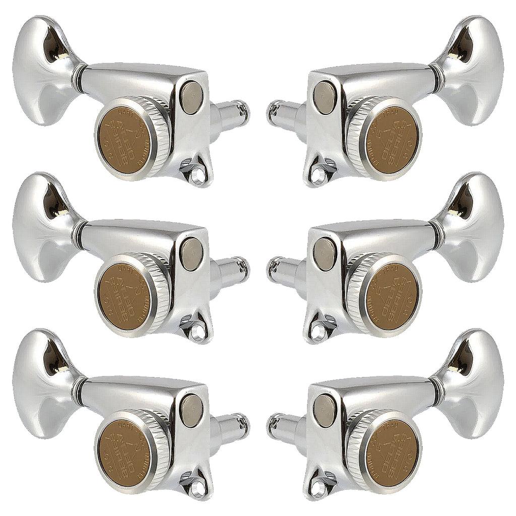 Gotoh 510 MGT Delta 3x3 Locking Tuning Pegs in Chrome - TK7247010