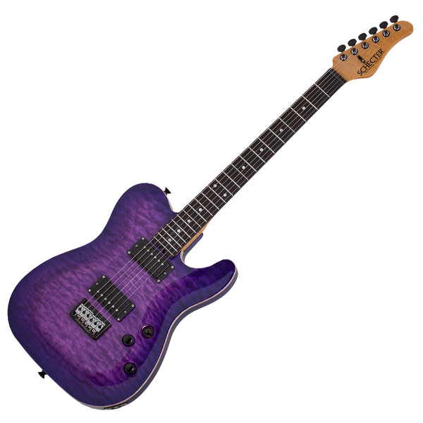 Schecter PT Classic Electric Guitar in Purple Burst - 7322SHC