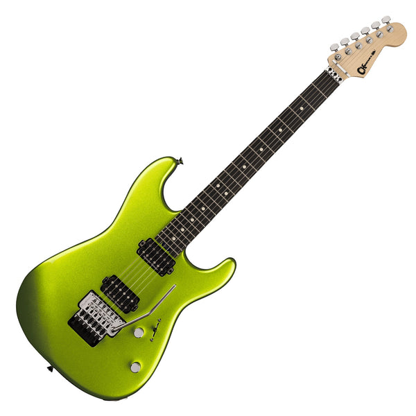 GET A 15% GIFT CARD | Charvel Pro-Mod SD1 Electric Guitar HH Floyd Rose in Lime Green Metallic - 2965831518-0