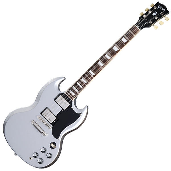 Gibson Custom Colour Series SG Standard 1961 Electric Guitar in Silver Mist w/Case - SG6100S1NH