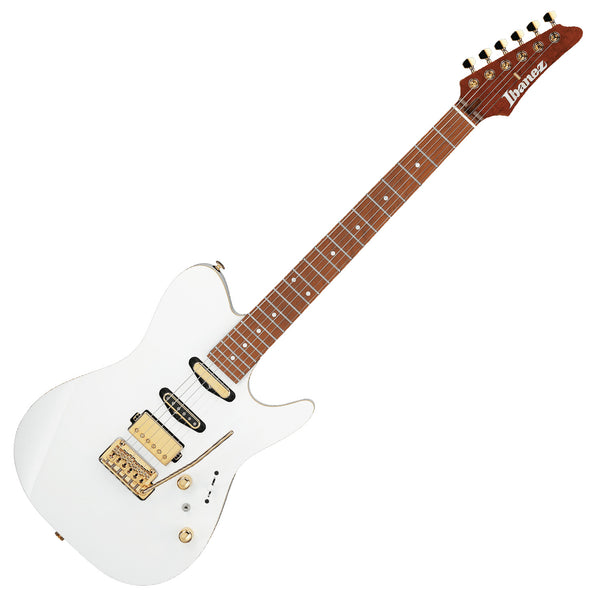 Ibanez Lari Basilio Signature Electric Guitar in White w/Case - LB1WH