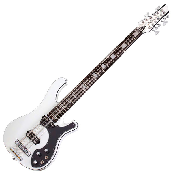 Schecter Stargazer 12 String Electric Bass in Gloss White - 685SHC