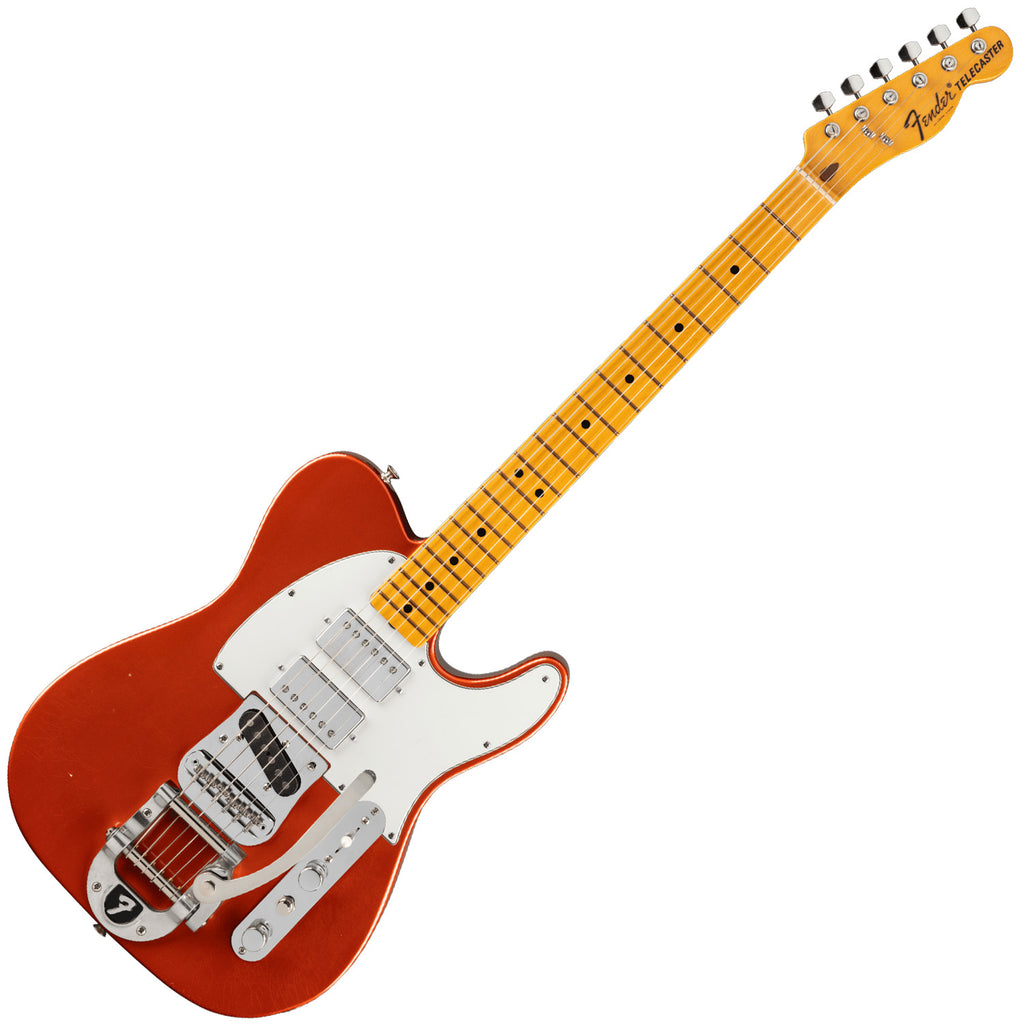 Fender Stories Collection Mike Campbell Red Dog Telecaster Electric Guitar Maple in Red Dog Red w/Case - 0117472725