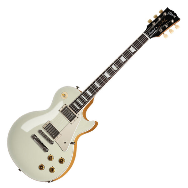 Gibson Custom Colour Series 50s Les Paul Standard Electric Guitar in Classic White Top - LPS5P00WTNH