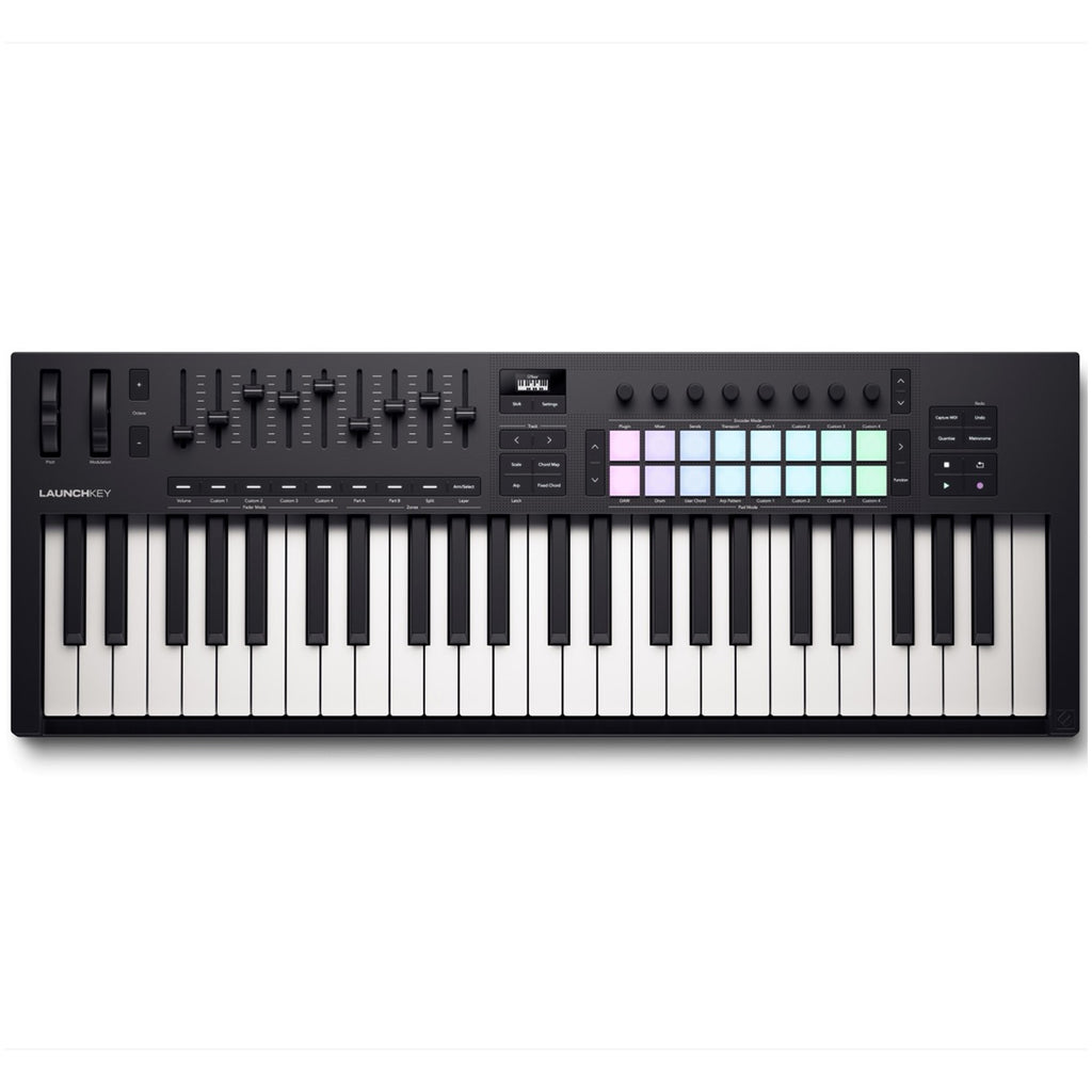 Novation Launchkey 49 Key MIDI Controller Keyboard 4 Gen in Black - LAUNCHKEY49MK4
