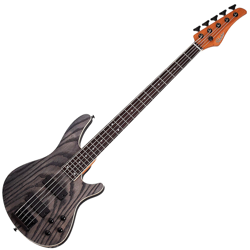 Schecter C-5 Standard 5 String Electric Bass in Charcoal Satin - 3973SHC