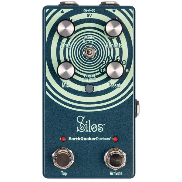 EarthquakerThree Mode Delay Tap Tempo Effects Pedal - SILOS