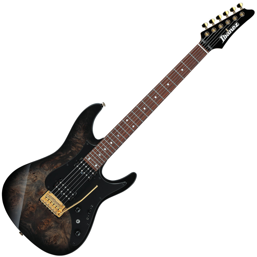 Ibanez AZ Premium Electric Guitar in Transparent Gray Burst w/Bag - AZ41P1PBTGB