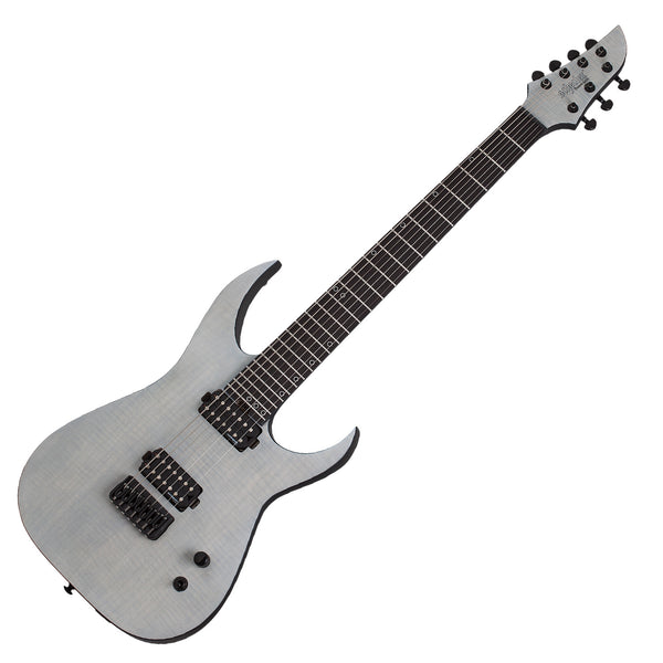 Schecter KM-7 MK-III Legacy 7 String Electric Guitar in Transparent White Satin - 874SHC