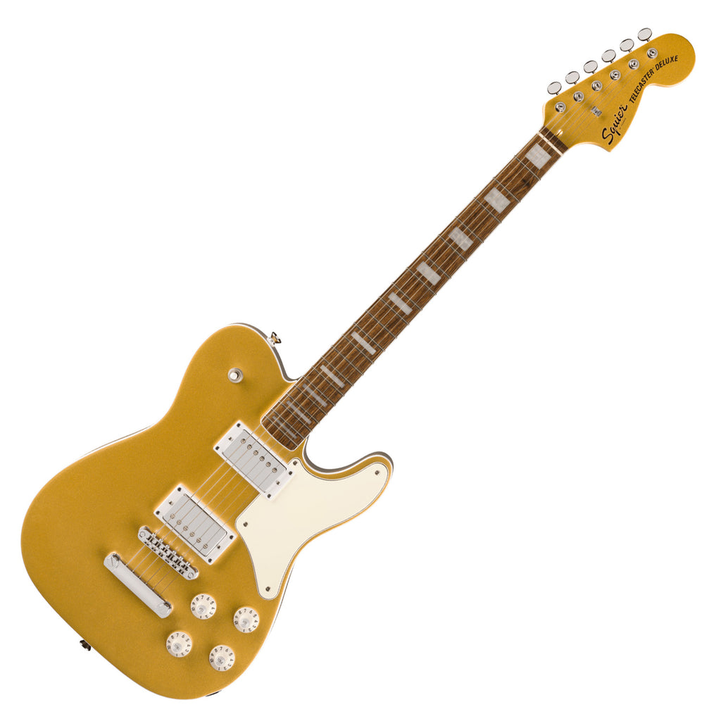 Squier Limited Edition Paranormal Troublemaker Telecaster Deluxe in Aztec Gold - 0377025578