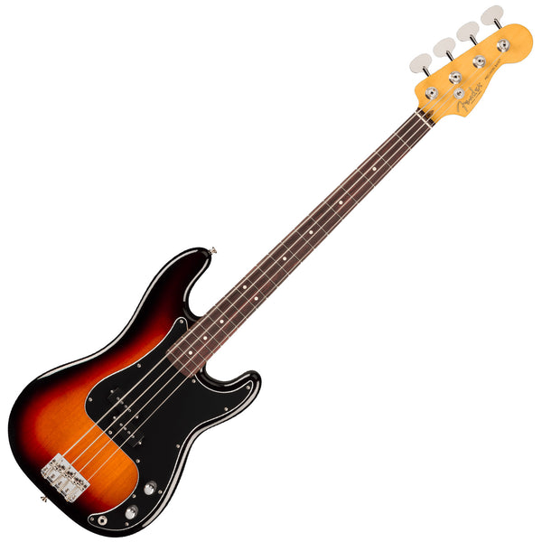 Fender American Professional Classic Precision Electric Bass Rosewood in 3 Color Sunburst w/Deluxe Bag - 0198630300