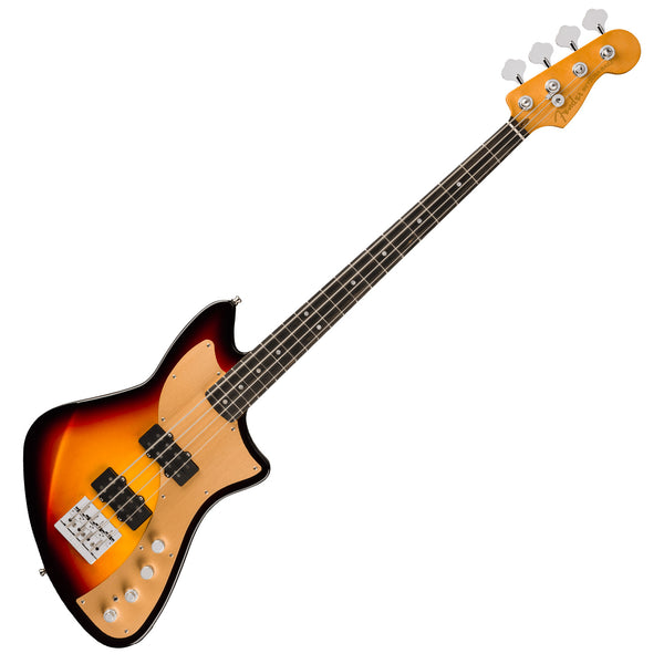 Fender American Ultra II Meteora Electric Bass Ebony Fingerboard in Ultraburst w/Case - 0199131712