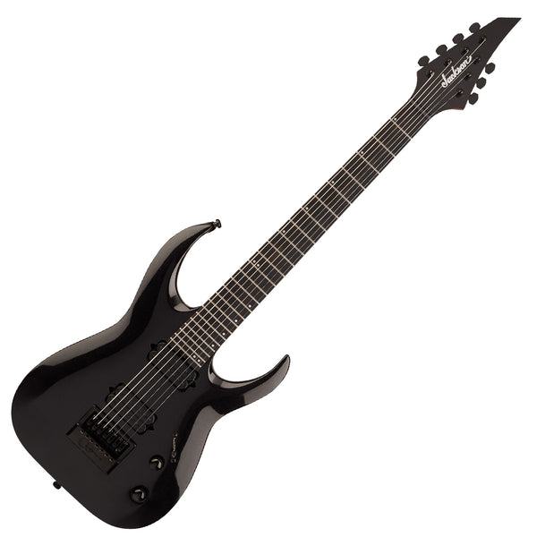 Jackson Pro Series Signature Misha Mansoor Juggernaut ET7  7 String Electric Guitar Ebony in Metallic Black w/Case - 2914017554