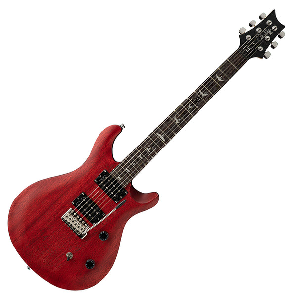 PRS SE CE24 Standard Satin Electric Guitar In Vintage Cherry w/Gig Bag - CH4HBRXN1VC