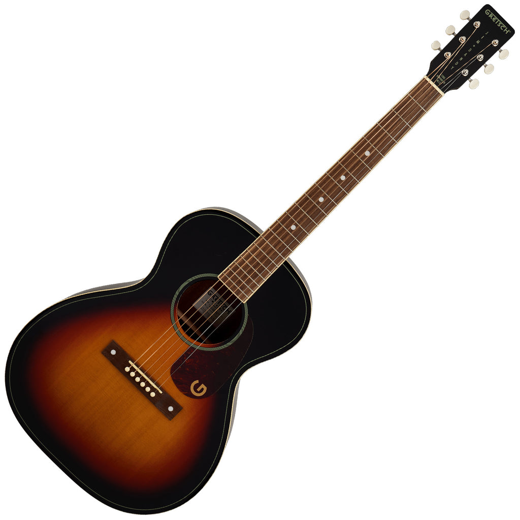 Gretsch Limited Edition Jim Dandy Concert Acoustic Guitar Solid Top Walnut in Heritage Burst - 2711102036