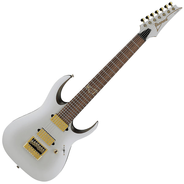 Ibanez Head Signature 7 String Electric Guitar Evertune in White w/Bag - K7YANG