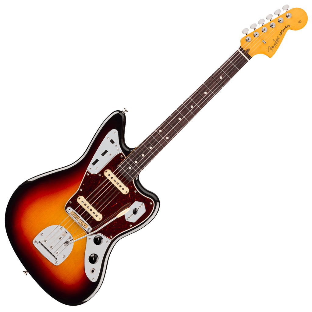 Fender American Professional Jaguar Electric Guitar Rosewood in 3-Color Sunburst w/Case - 0111820700