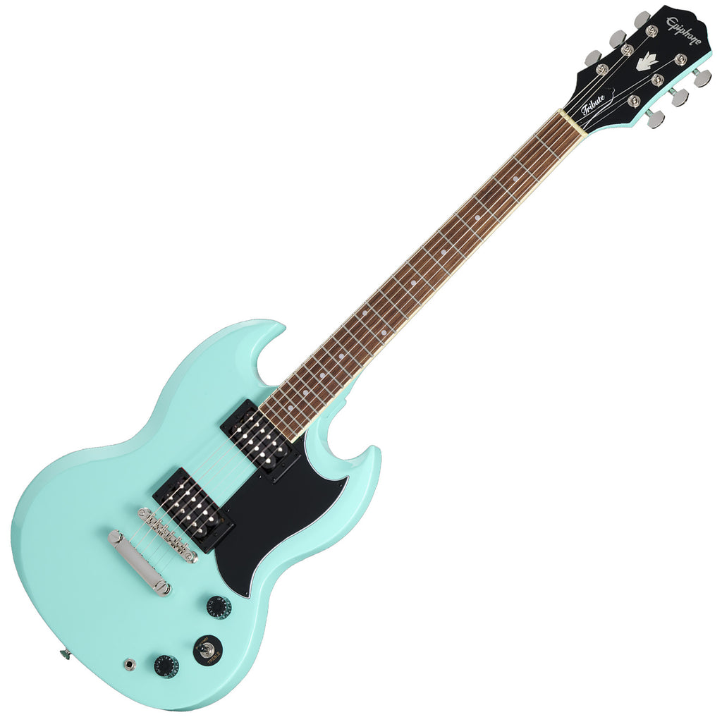 Epiphone SG Tribute E1 Electric Guitar in Aqua - E1SGTAQNH