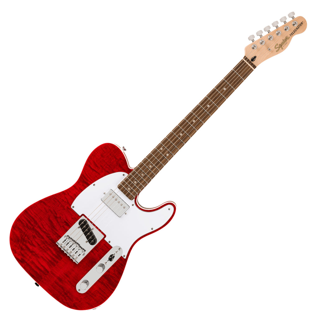 Squier Affinity Telecaster FMT Electric Guitar in Crimson Red Transparent - 0378280538