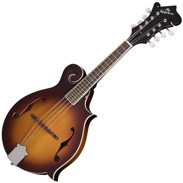 Epiphone F5 Studio Mandolin in Vintage Sunburst Satin  w/Gigbag - EIGMF5SVSSNH