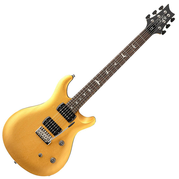 PRS SE CE24 Standard Satin Electric Guitar Rosewood in Metallic Gold w/Gig Bag - CH4HBRXN1MD