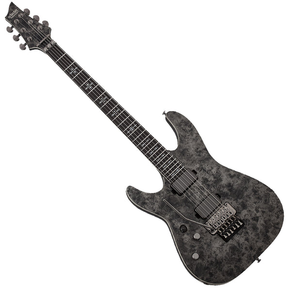 Schecter Ernie C C-1 Left Hand Electric Guitar in Satin Black Reign - 912SHC