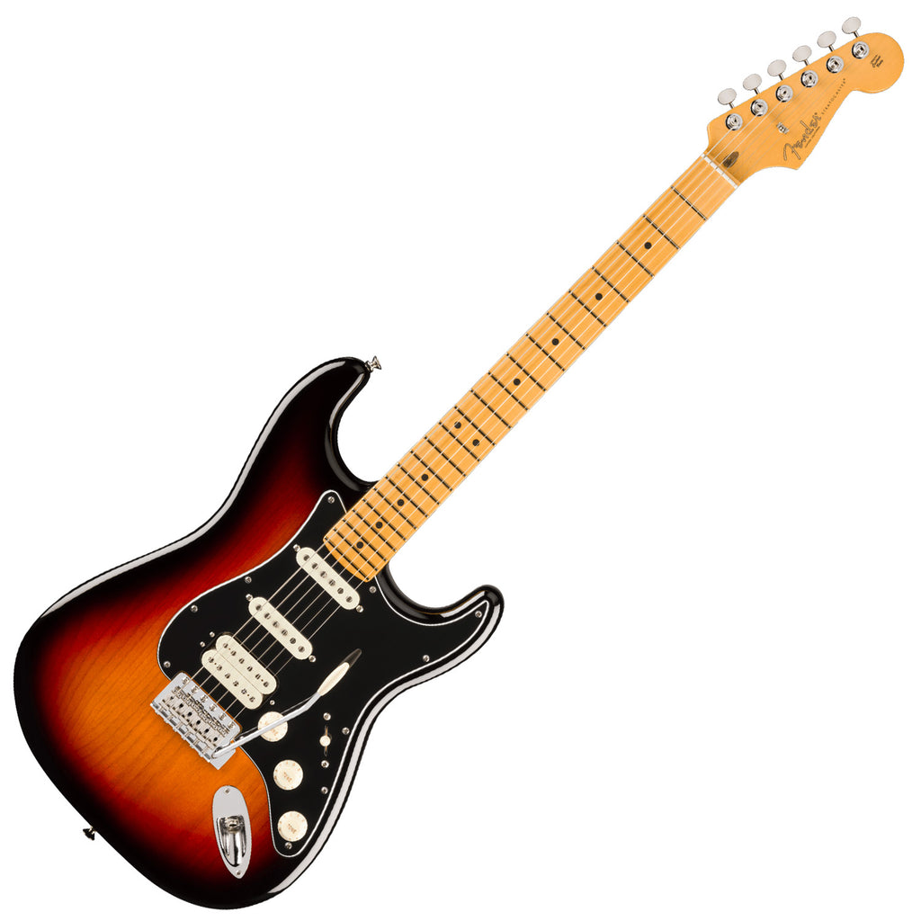 Fender American Professional Classic Stratocaster Electric Guitar HSS Maple in 3-Color Sunburst w/Deluxe Bag - 0114952300