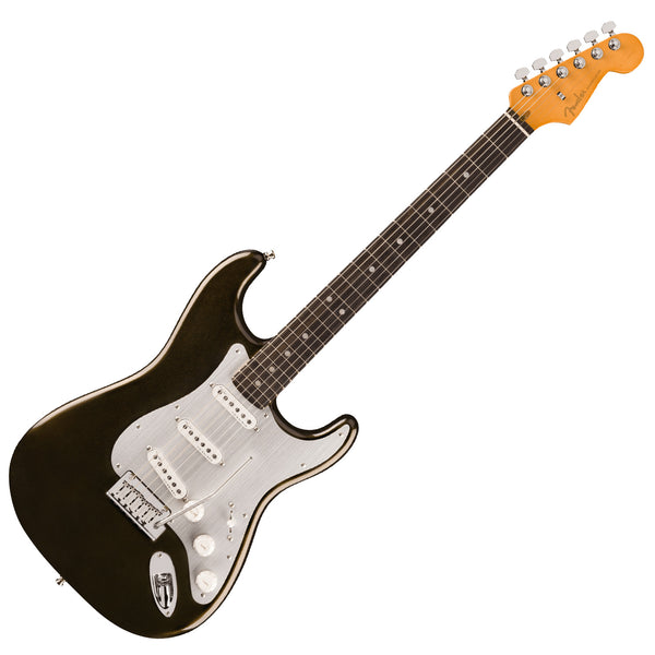 Fender American Ultra II Stratocaster Electric Guitar Ebony Fingerboard in Texas Tea w/Case - 0119141790