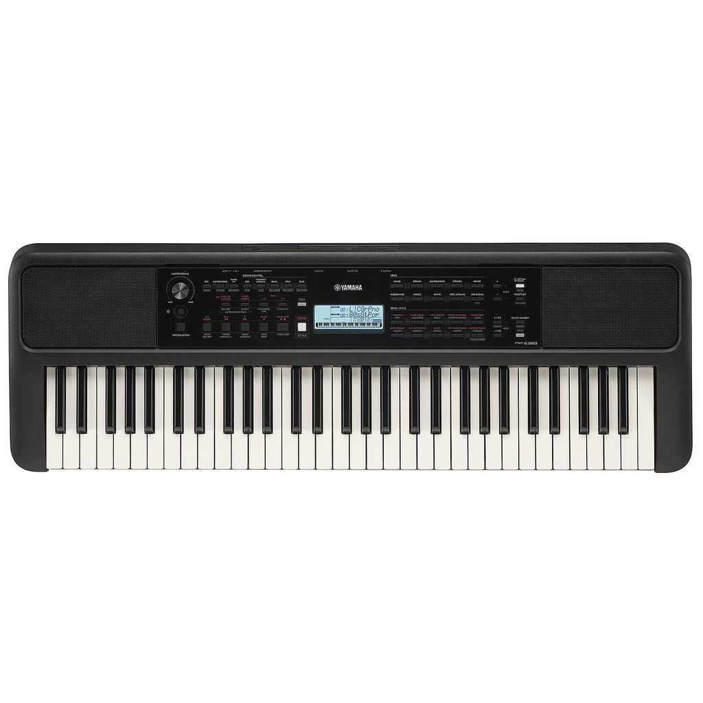 Yamaha 61 Note Portable Keyboard Touch Sensitive w/Power Supply - PSRE383