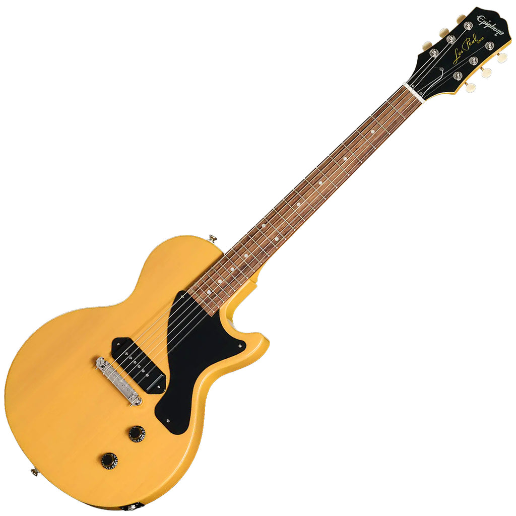 Epiphone Les Paul Junior Electric Guitar in TV Yellow w,Gig Bag - EILPJTYNH