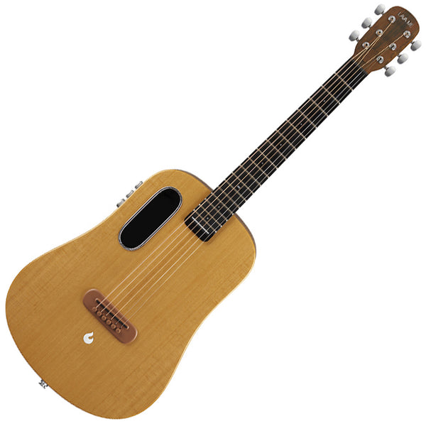 Lava ME Air 36 inch Carbon Fiber Acoustic Electric w/Bag in Woodgrain Brown and Burlywood - L9250003