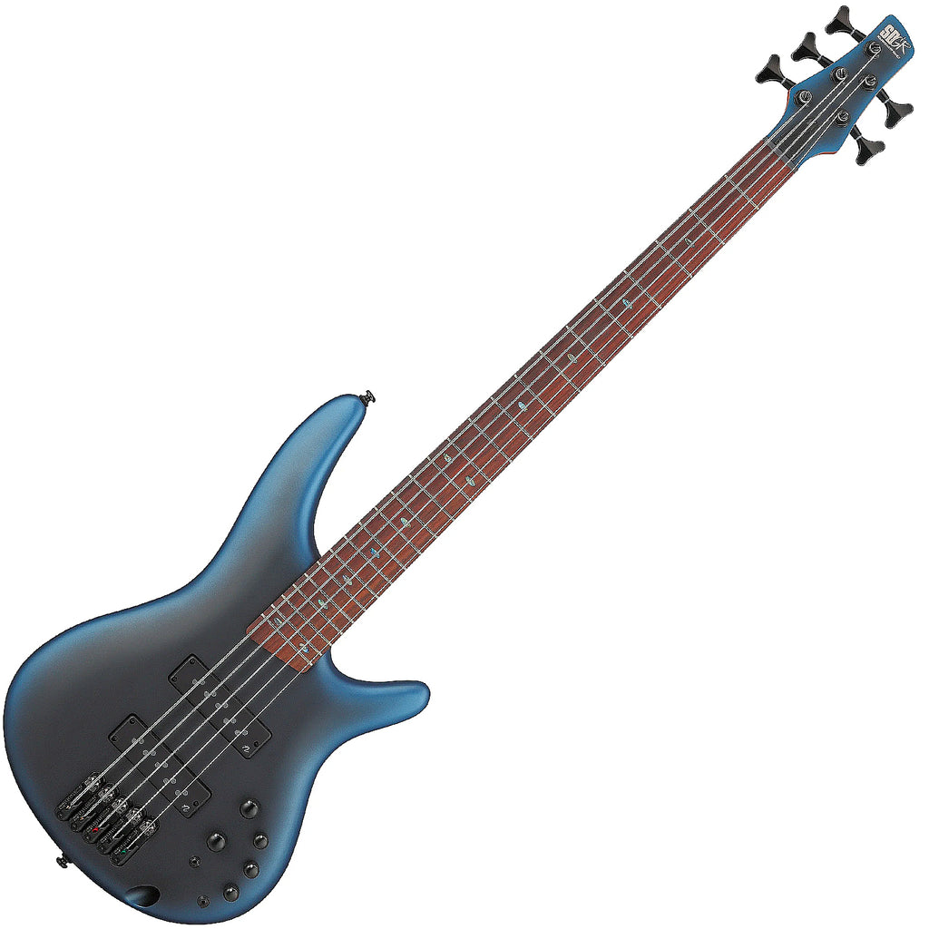 Ibanez SR Standard 5 String Electric Bass in Midnight Arctic Ocean Matte - SR505NMAM