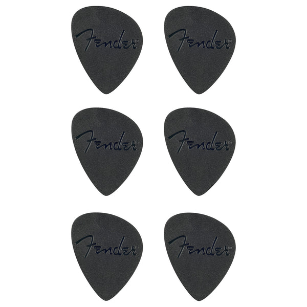 Fender Offset Picks in Black Pack of 6 - 1989999103