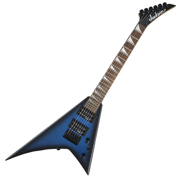 Jackson JS1X RR Minion Electrc Guitar Amaranth FB in Metallic Blue Burst - 2913334527