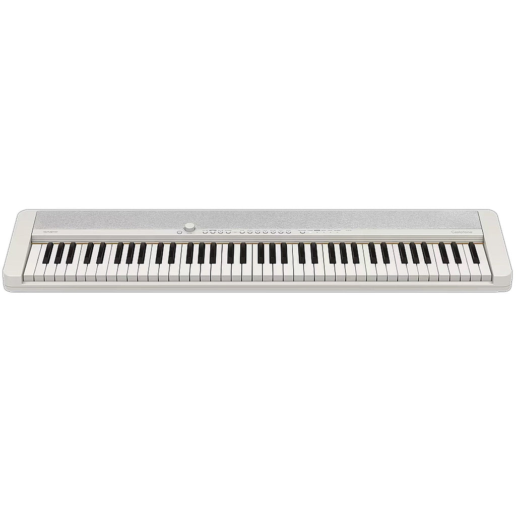 Casio 76 Key Keyboard USB Music Rest & Power Supply in White - CTS176WE