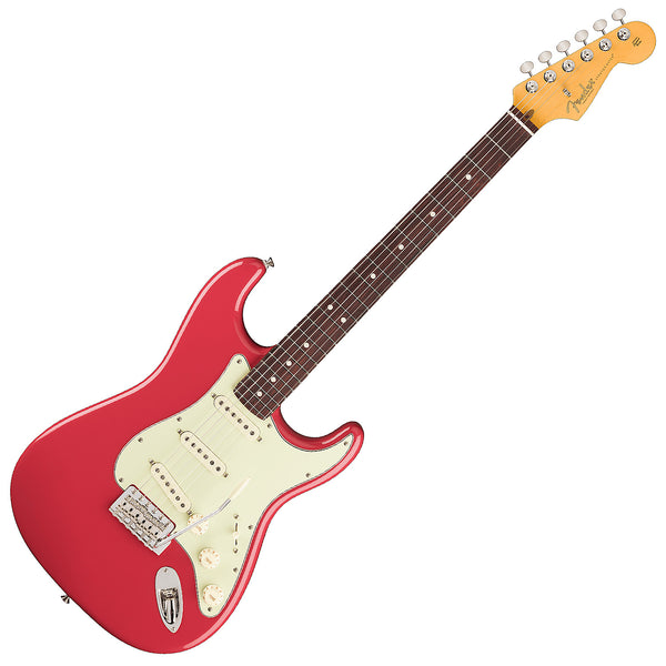 Fender American Professional Classic Stratocaster Electric Guitar Rosewood in Faded Dakota Red w/Deluxe Bag - 0114940375