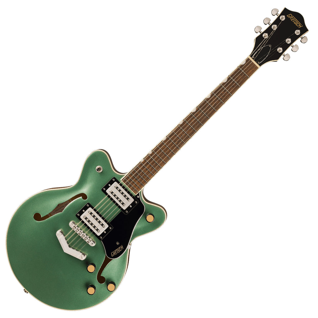 Gretsch G2655 Streamliner Center Block Jr Double Cut V Stoptail Electric Guitar Laurel in Steel Olive - 2817100530