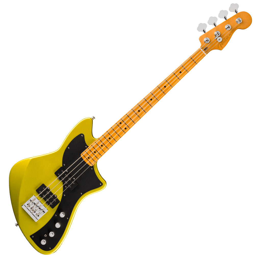 Fender American Ultra II Meteora Electric Bass Maple Fingerboard in Solar Flare w/Case - 0199132733