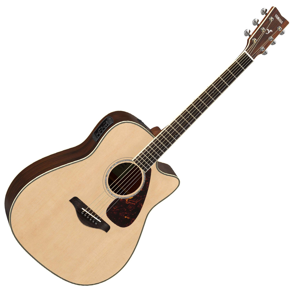 Yamaha Solid Spuce Top Rosewood Acoustic Electric in Natural - FGX830C