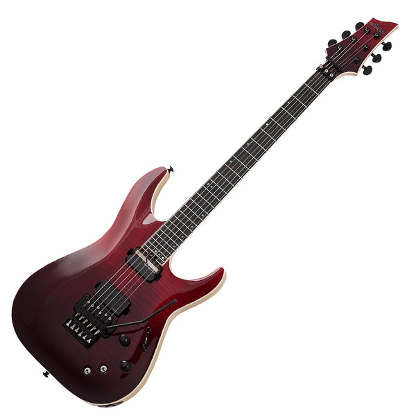 Schecter C-1 Floyd Sustaniac SLS Elite Electric Guitar in Bloodburst - 1373SHC