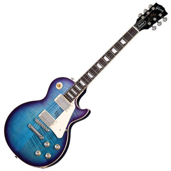 Gibson Custom Colour Series 60s Les Paul Standard AA Figured Top Electric Guitar in Blueberry Burst w/Case - LPS600B9NH