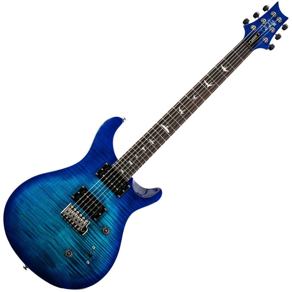 PRS SE Custom 24 Electric Guitar in Lake Blue w/Gigbag - CU44LB