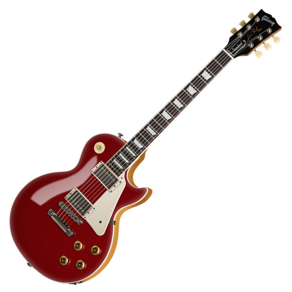 Gibson Custom Colour Series 50s Les Paul Standard Electric Guitar in Sparkling Burgundy Top - LPS5P00M2NH